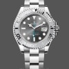 Men's Rolex Yacht‑Master 126622-40mm, Platinum Bezel, Dark Rhodium Grey Dial, Men’s Rhodium Grey
