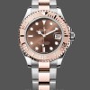 Unisex's Rolex Yacht-Master 37mm Unisex-268621-Everose Bezel-Chocolate Dial Chocolate