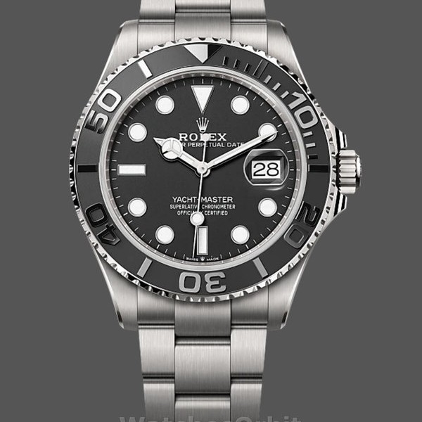 Men's Rolex Yacht-Master-226627 0001, 42mm, Titanium, Black Dial, Men’s Black